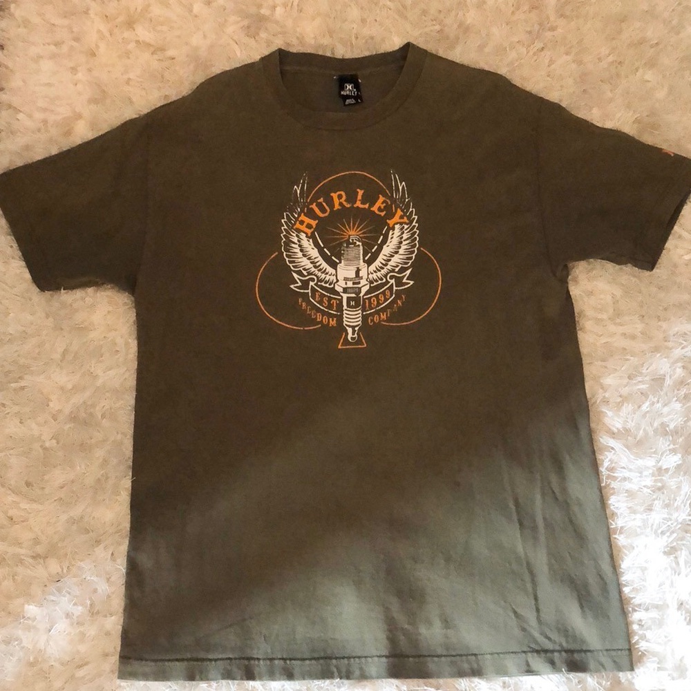 Hurley Army Green T-Shirt